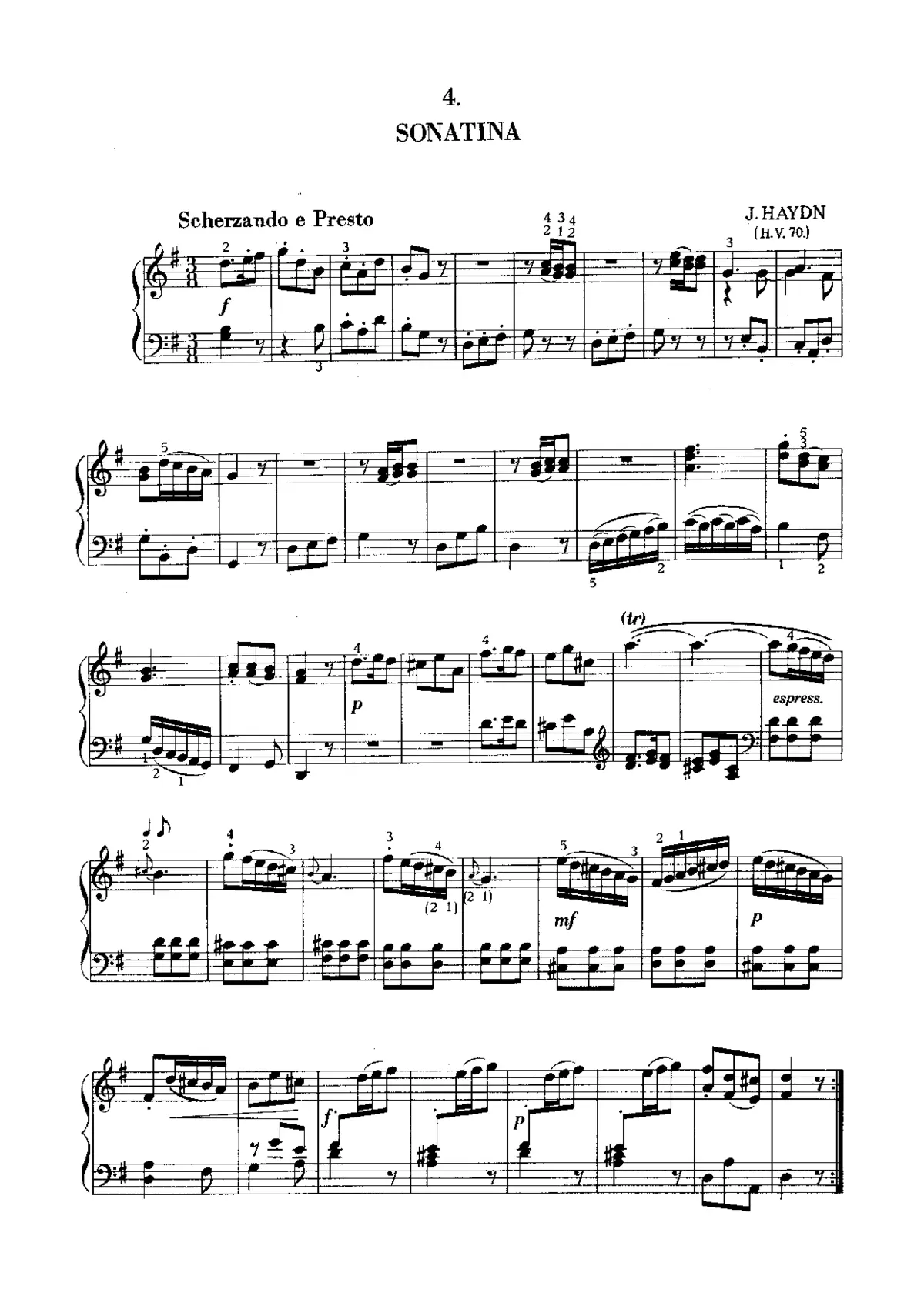 Baryton Trio in G major - Page 1