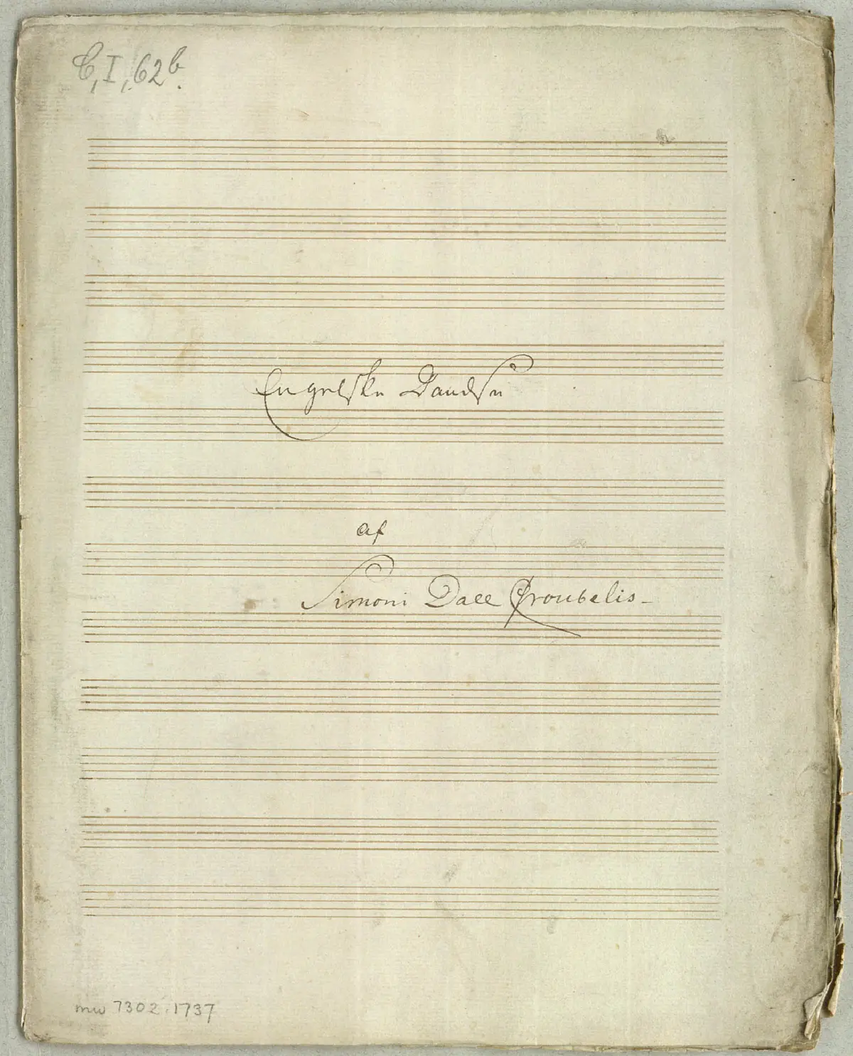 Engelske Dandsen - Page 1