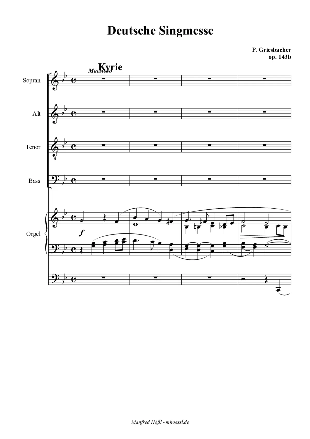 Deutsche Singmesse - Page 1