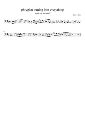 phrygian butting into everything!