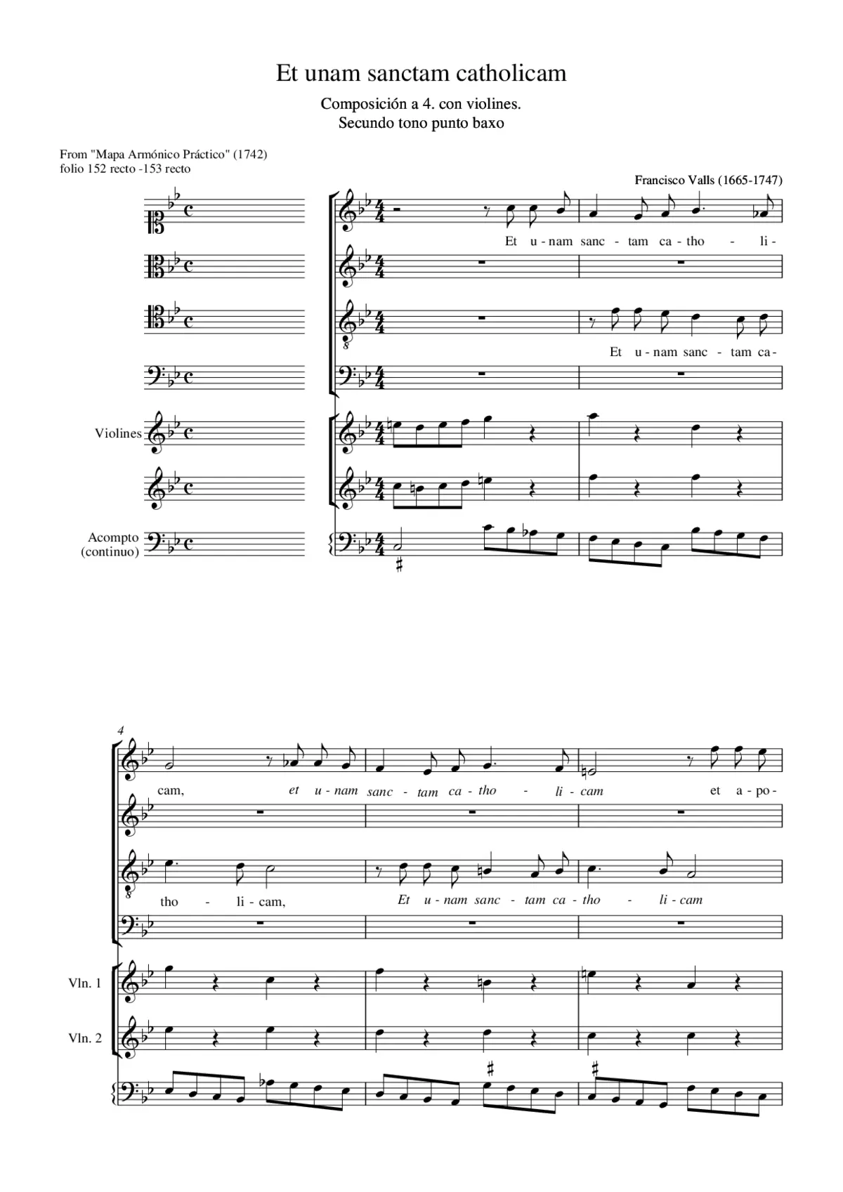 Et unam sanctam catholicam - Page 1