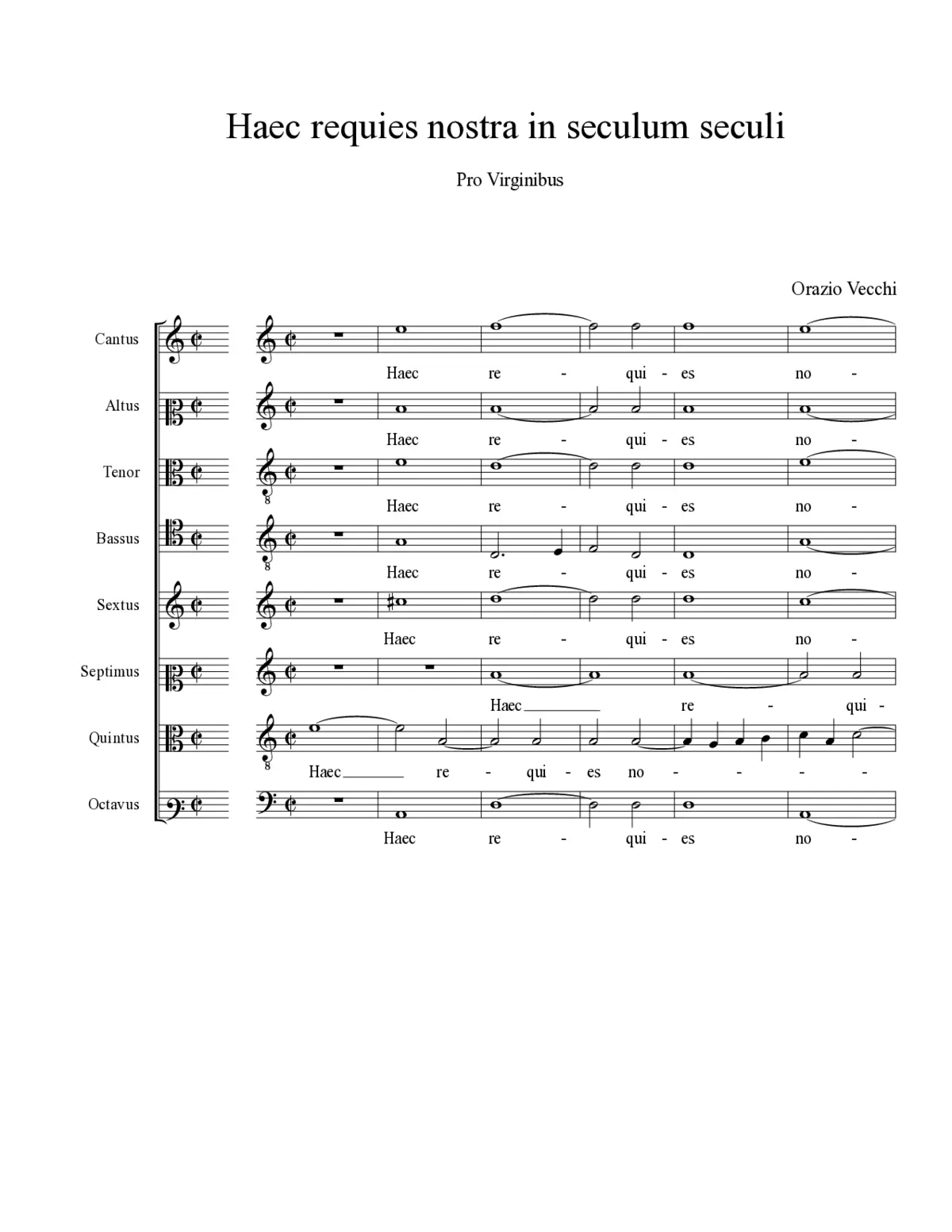 Haec requies nostra in seculum seculi - Page 1