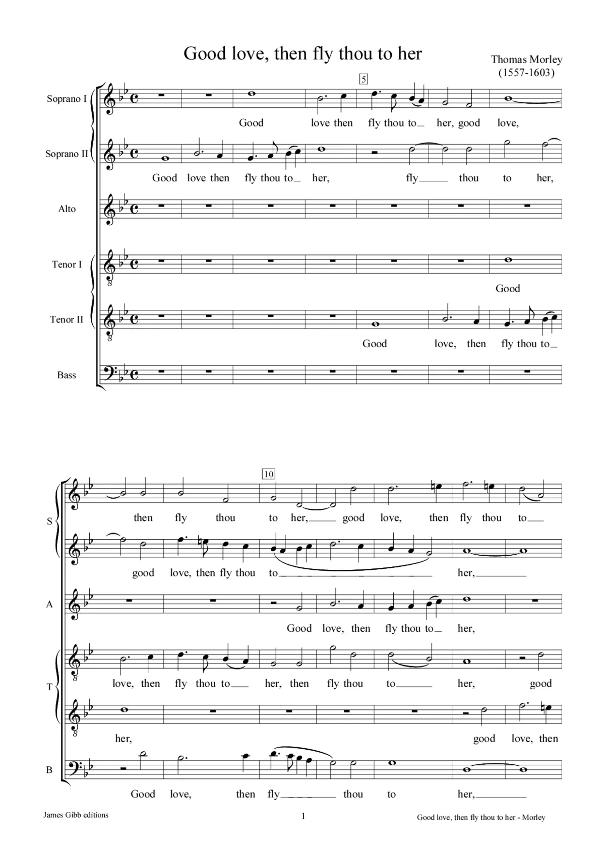 Good Love, then fly thou to her - Page 1