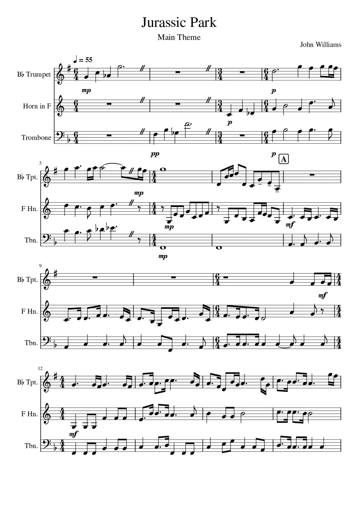 jurassic park theme - Page 1