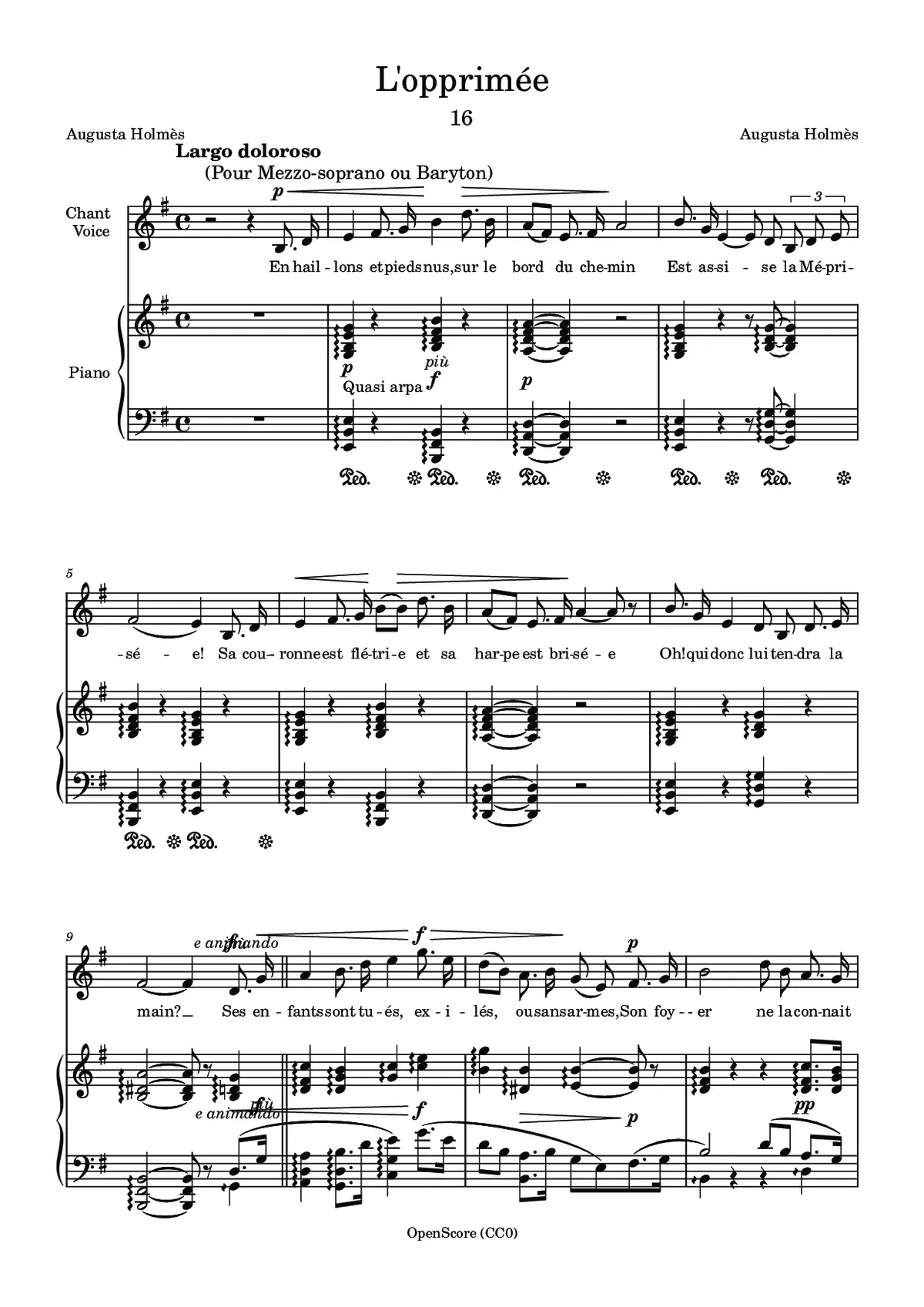 L’opprimée - Page 1