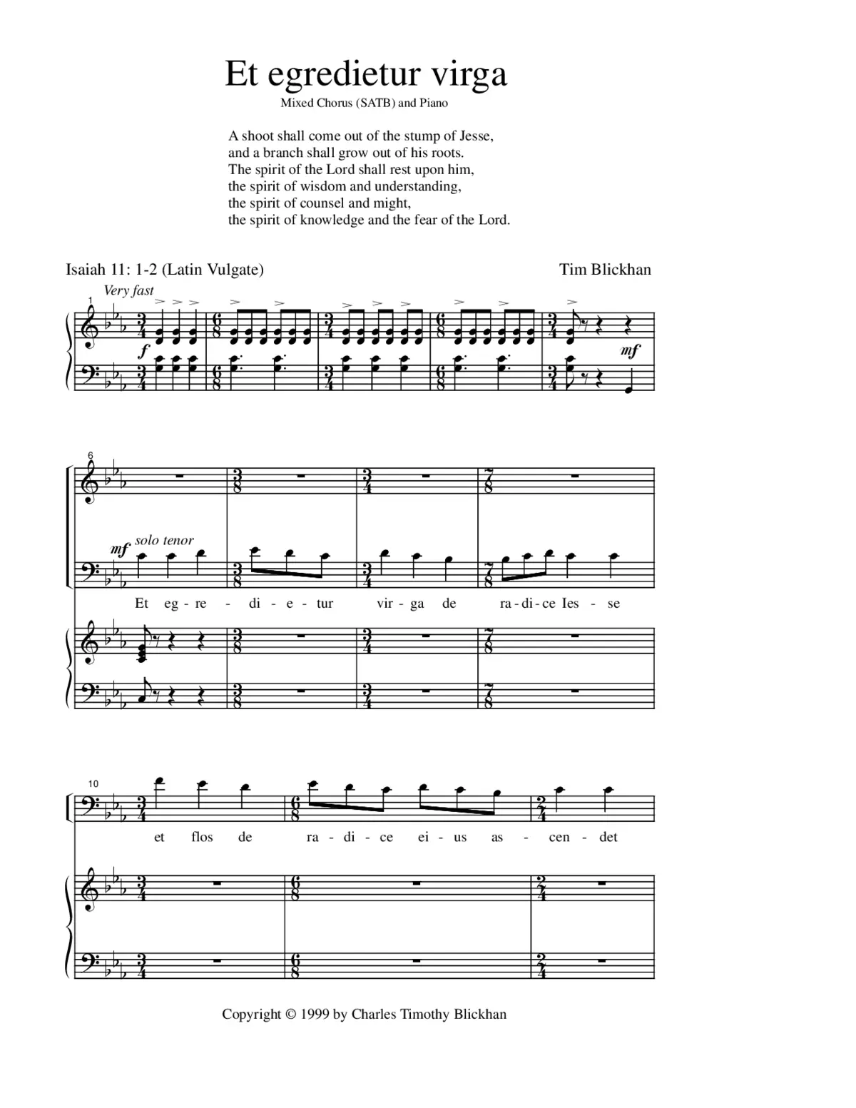 Et egredietur virga - Page 1