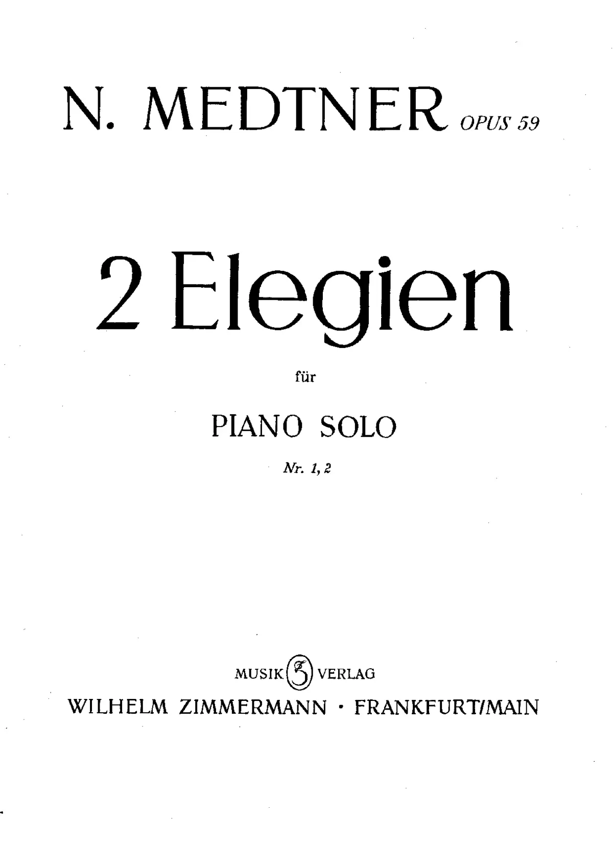 2 Elegies - Page 1