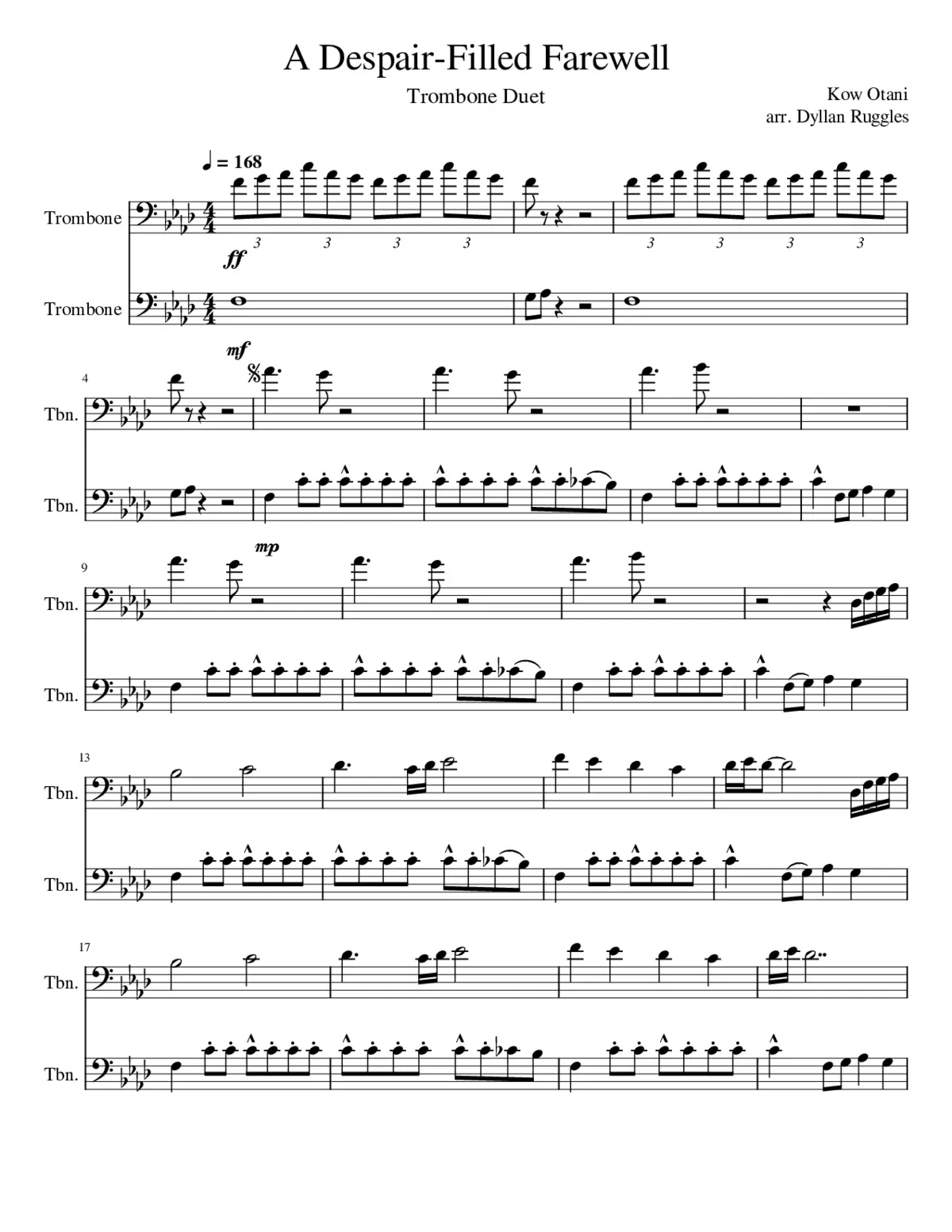 A Despair-Filled Farewell - Page 1