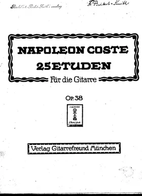Vingt-cinq études de genre pour la guitare