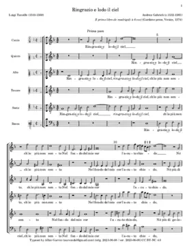 Ringrazio e lodo il ciel