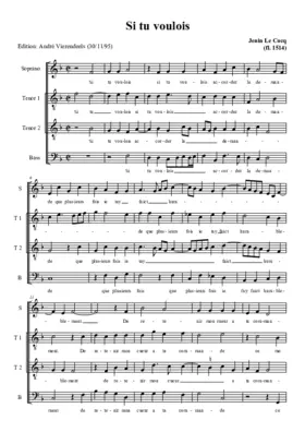 Si tu voulois