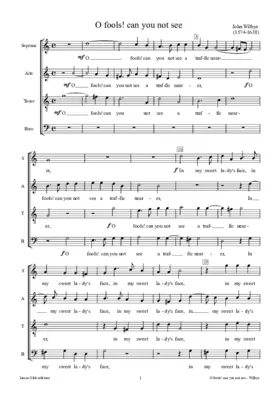 O fools! can you not see