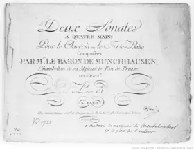 2 Sonatas for Keyboard 4-Hands