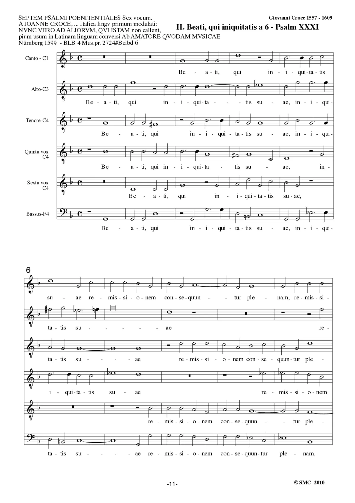 Beati qui iniquitatis - Page 1