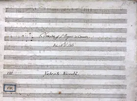 Sonata per l'Organo in Concerto di N. V.