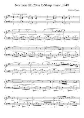 Nocturne in C-sharp minor B.49