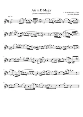 Air 'on the G string' Orchestral Suite No. 3 in D major BWV 1068