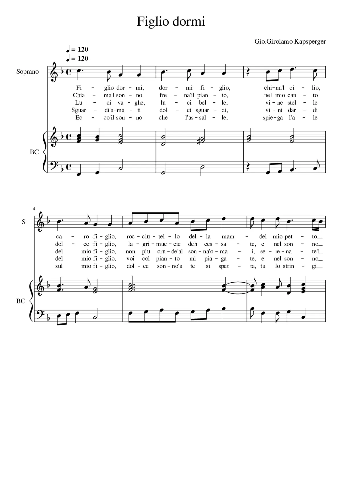 Figlio dormi - Page 1