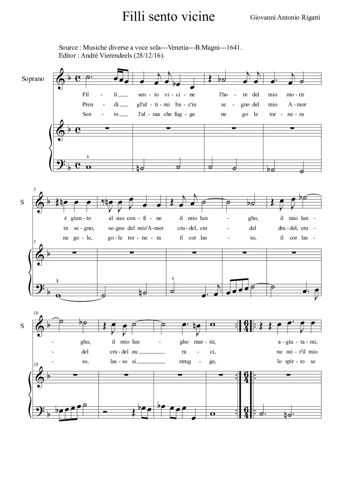Filli sento vicine - Page 1