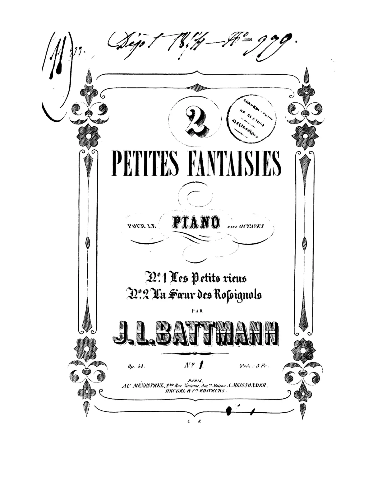 2 Petites fantaisies - Page 1