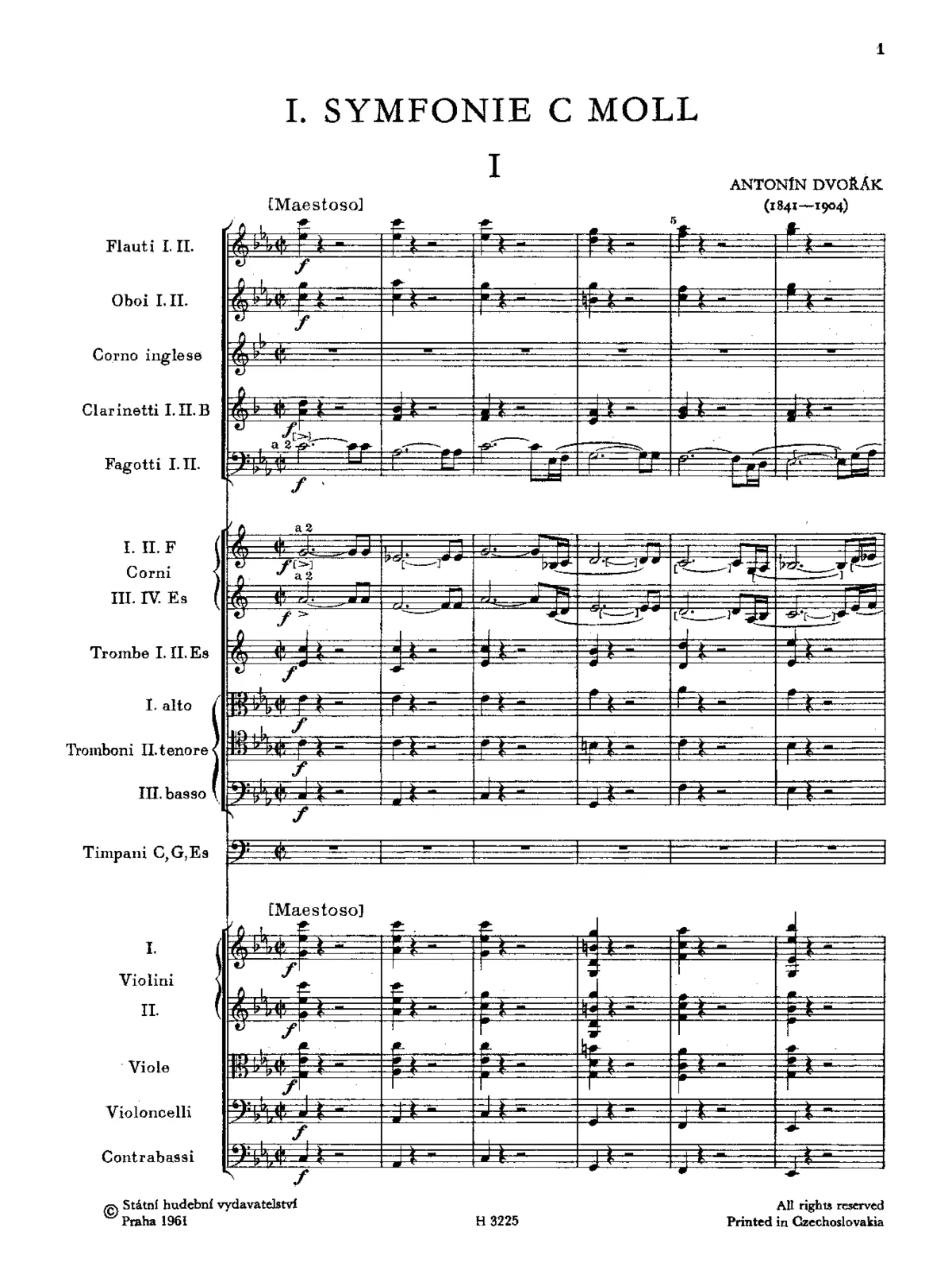 Symphony No.1 - Page 1