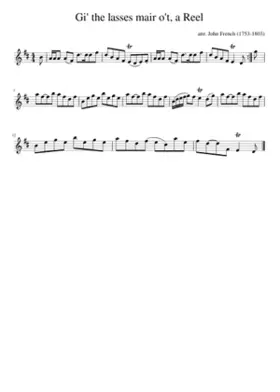 Gi' the lasses mair o't a Reel