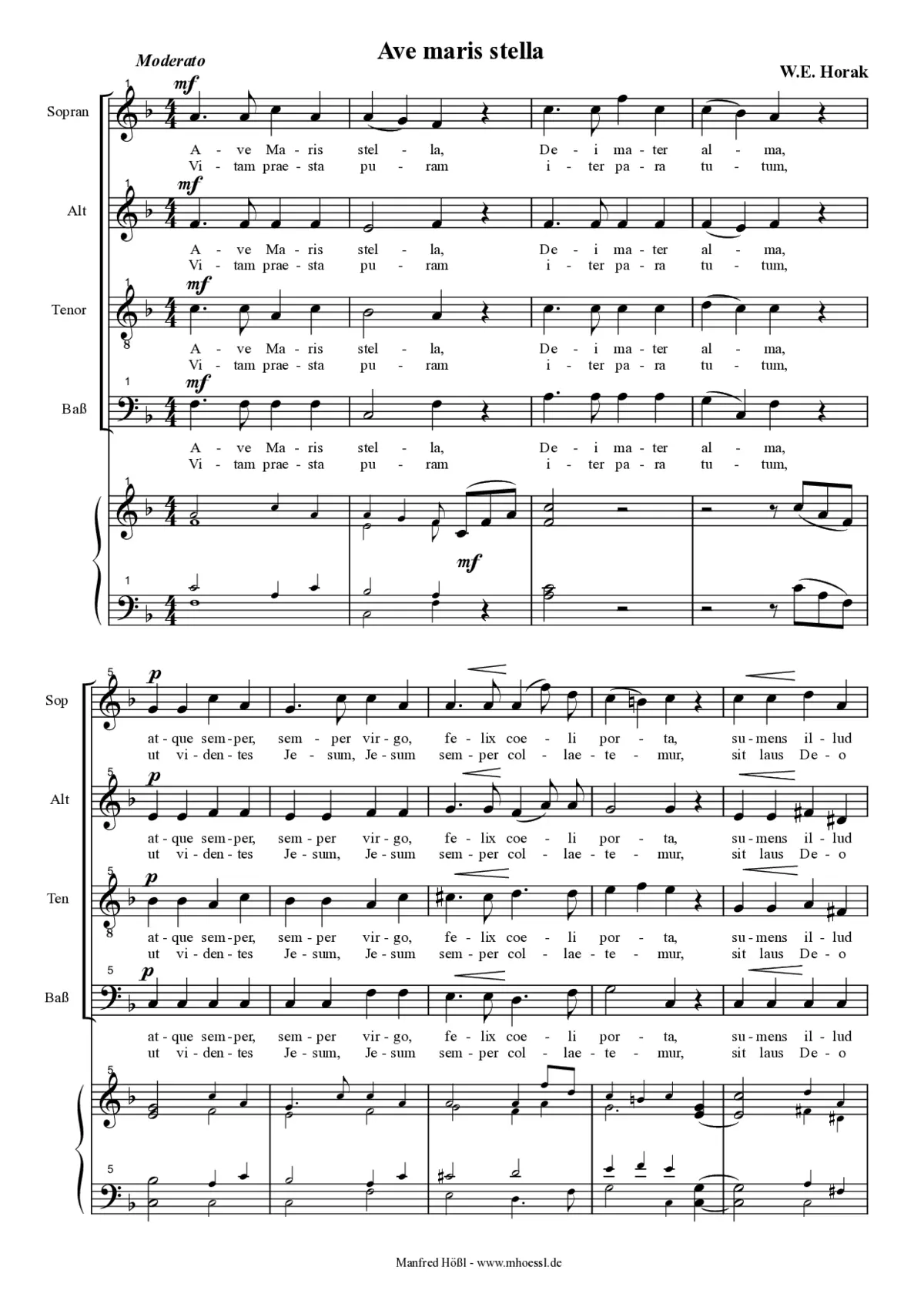 Ave maris stella - Page 1
