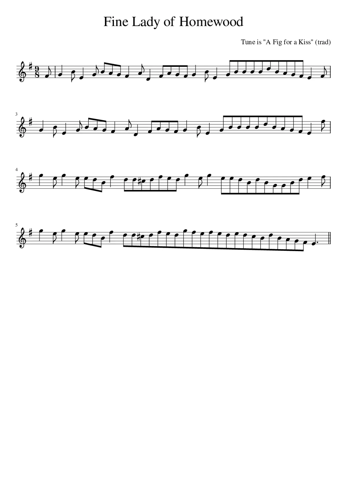 Fine Lady of Homewood - Page 1