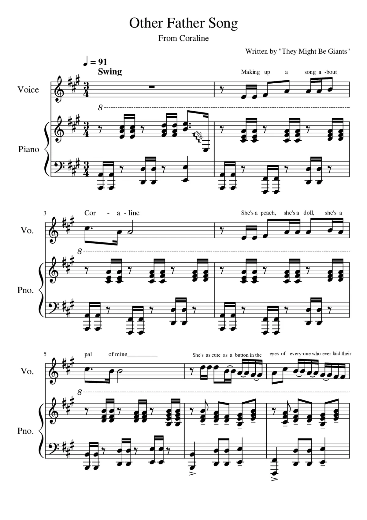 other father song - Page 1