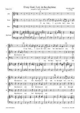 O my God, I cry in the daytime