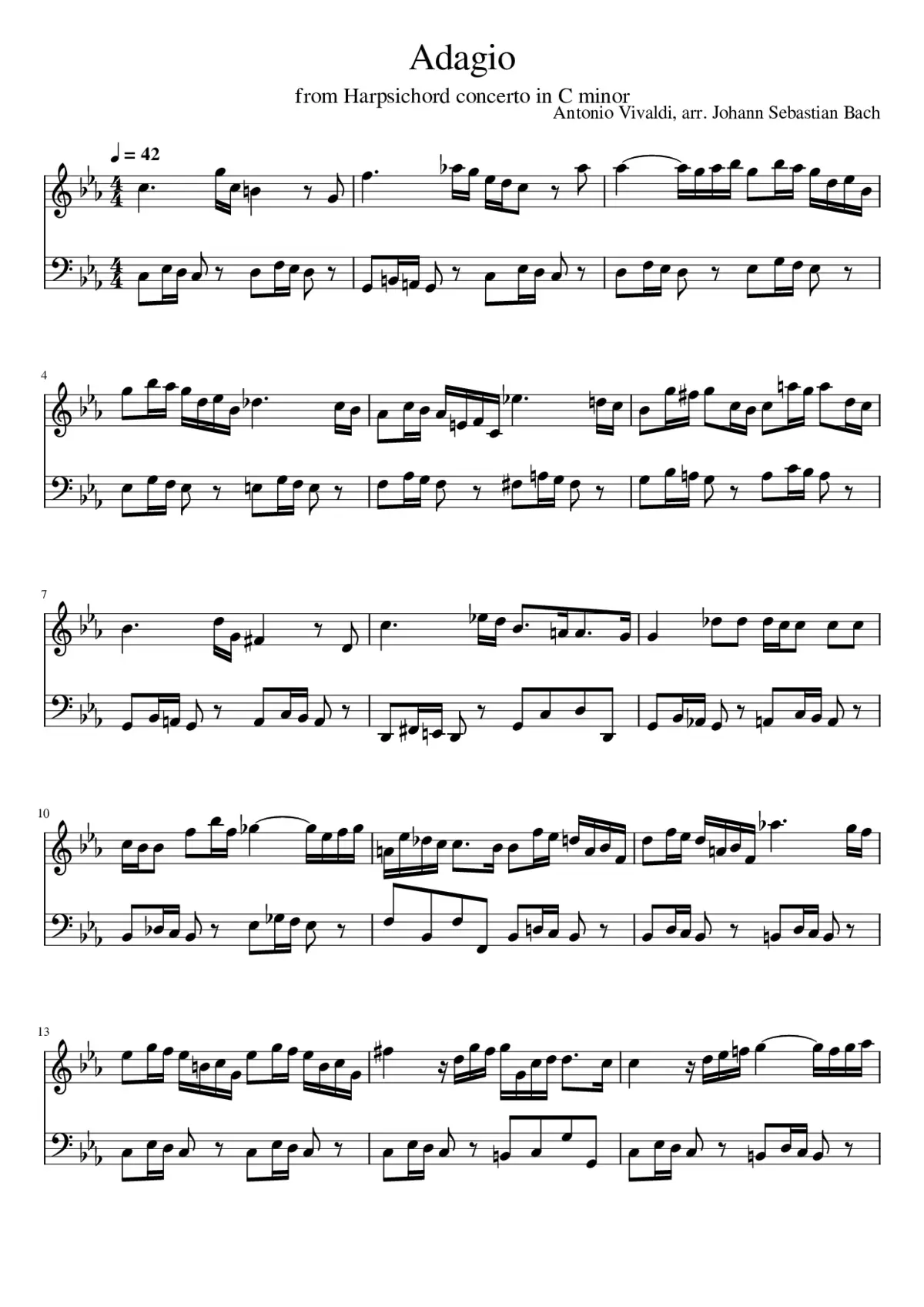 Adagio - Page 1
