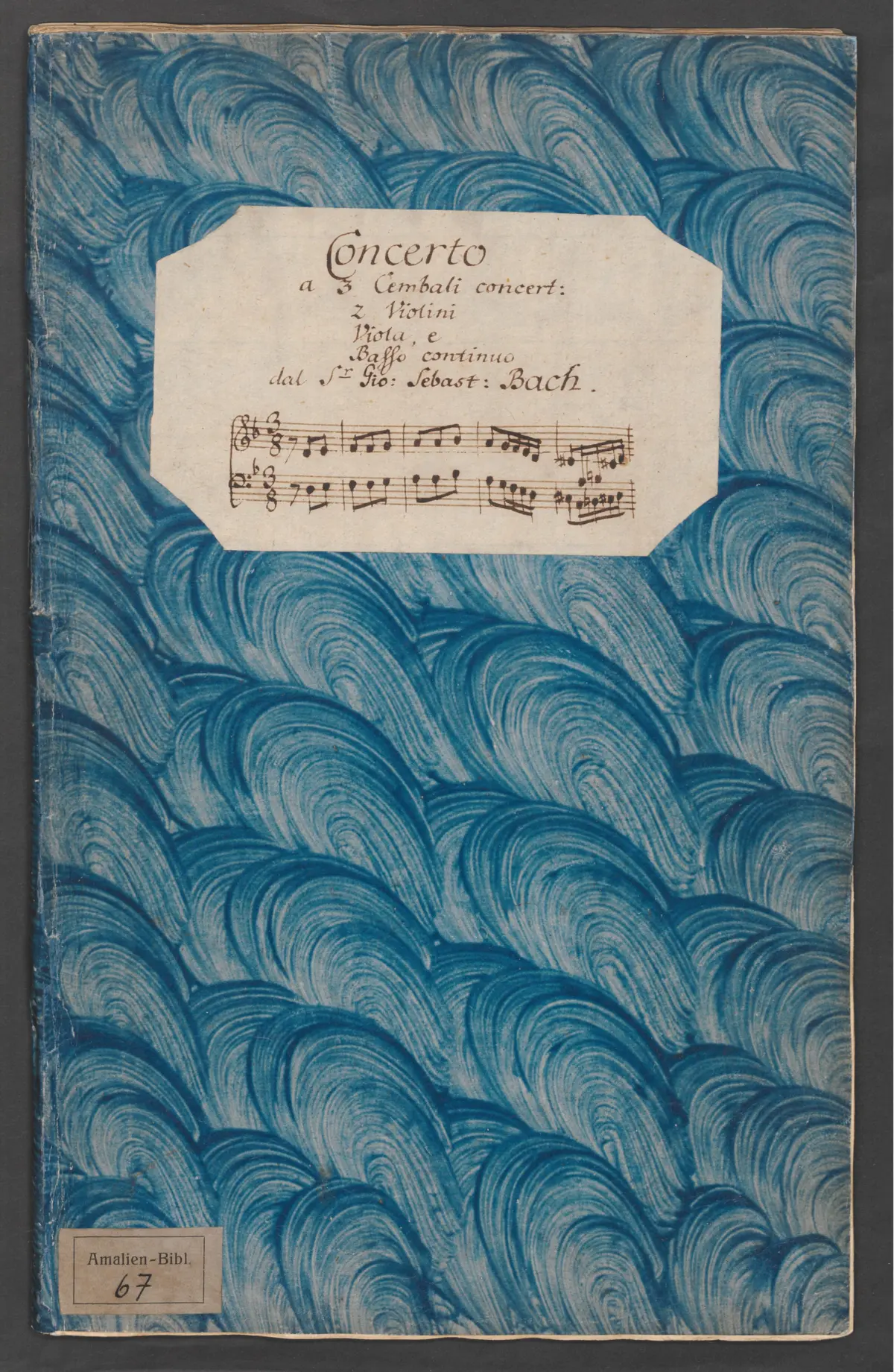 Concerto for 3 Harpsichords - Page 1