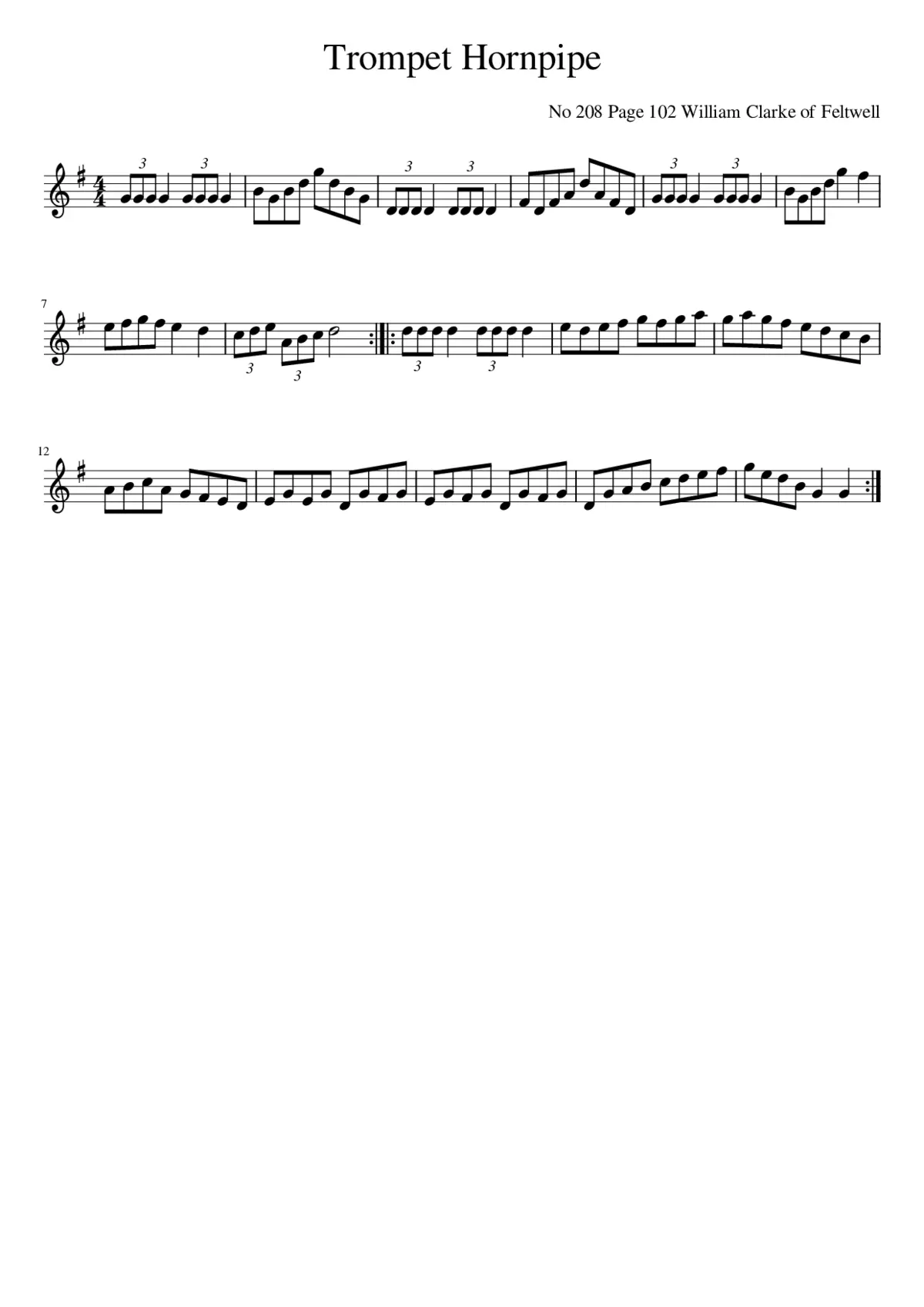 Trompet Hornpipe - Page 1