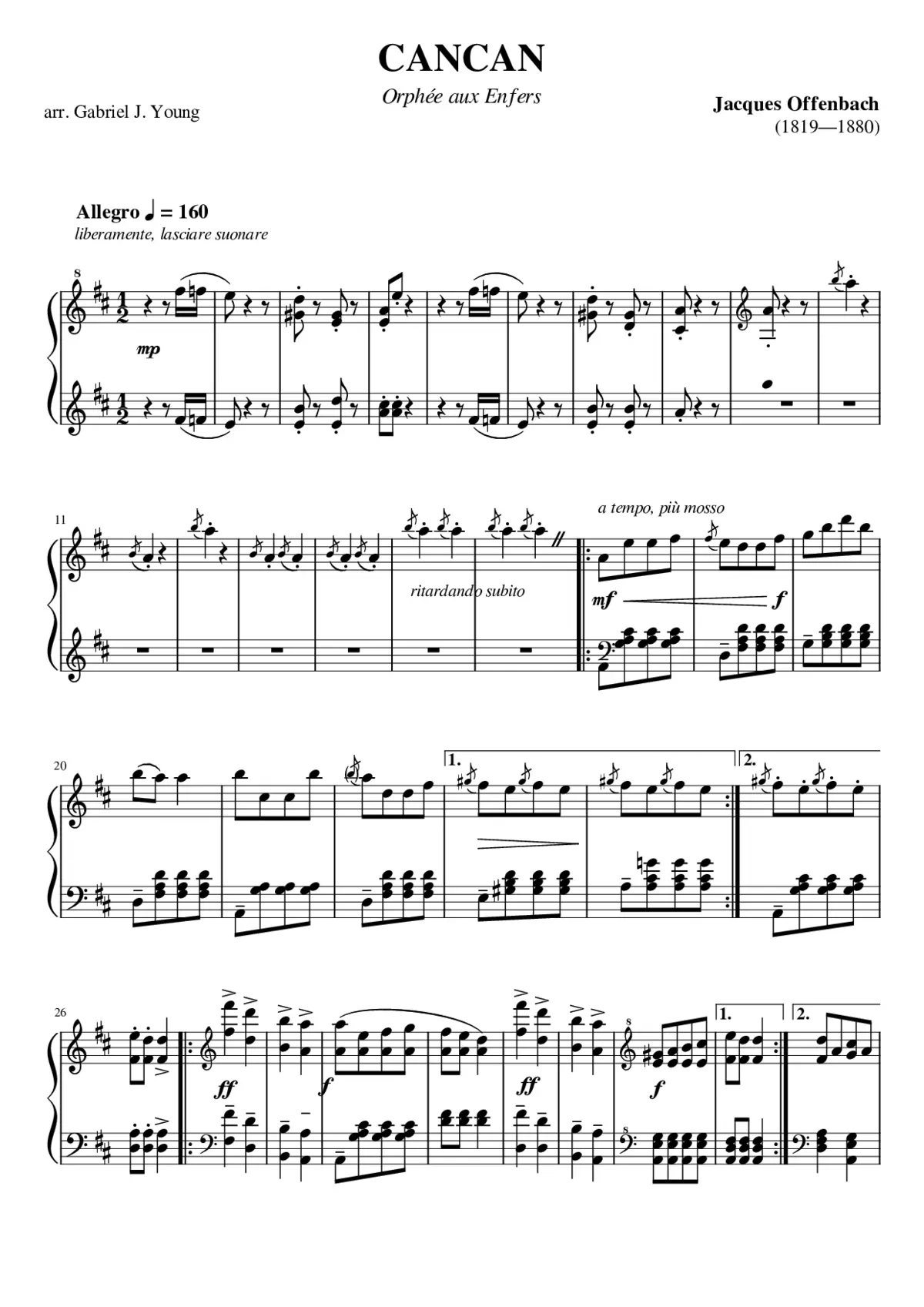 Orphée aux enfers - Page 1