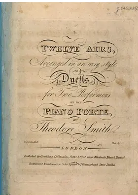 12 Airs for Piano 4-Hands
