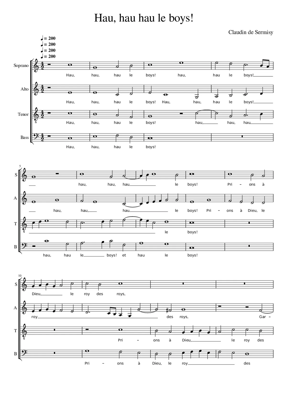 Hau hau hau le boys! - Page 1