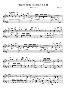 French Suite No.1 in D minor BWV 812