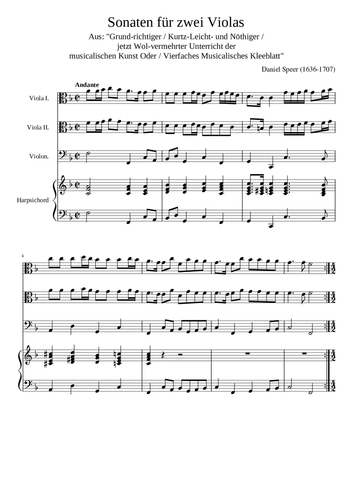 Sonata for two violas - Page 1