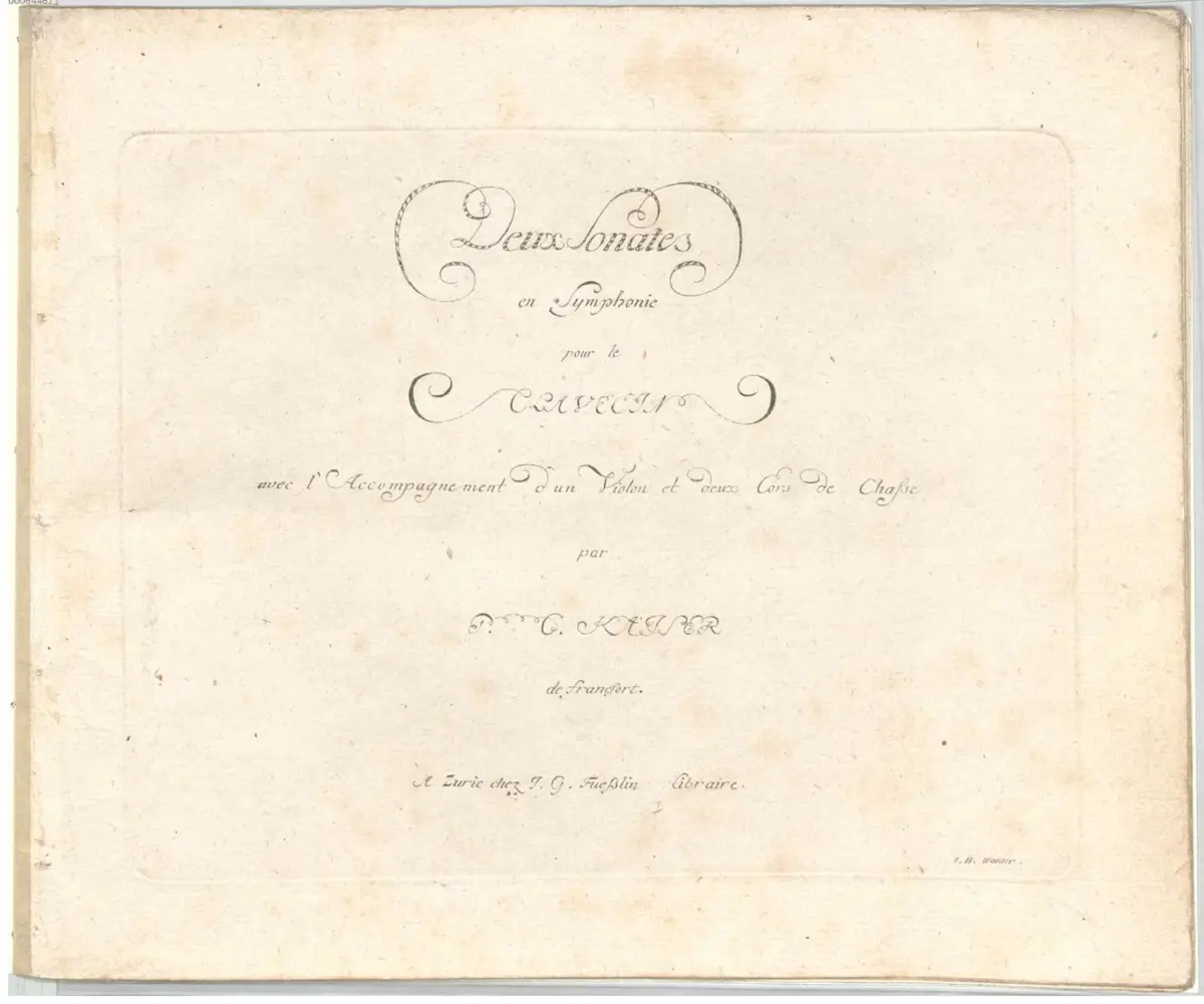 2 Sonatas en symphonie - Page 1