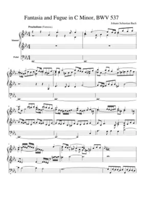 Fantasia and Fugue in C minor BWV 537