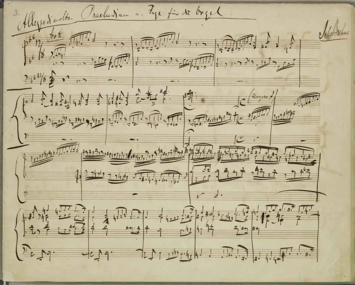 Prelude and Fugue - Page 1