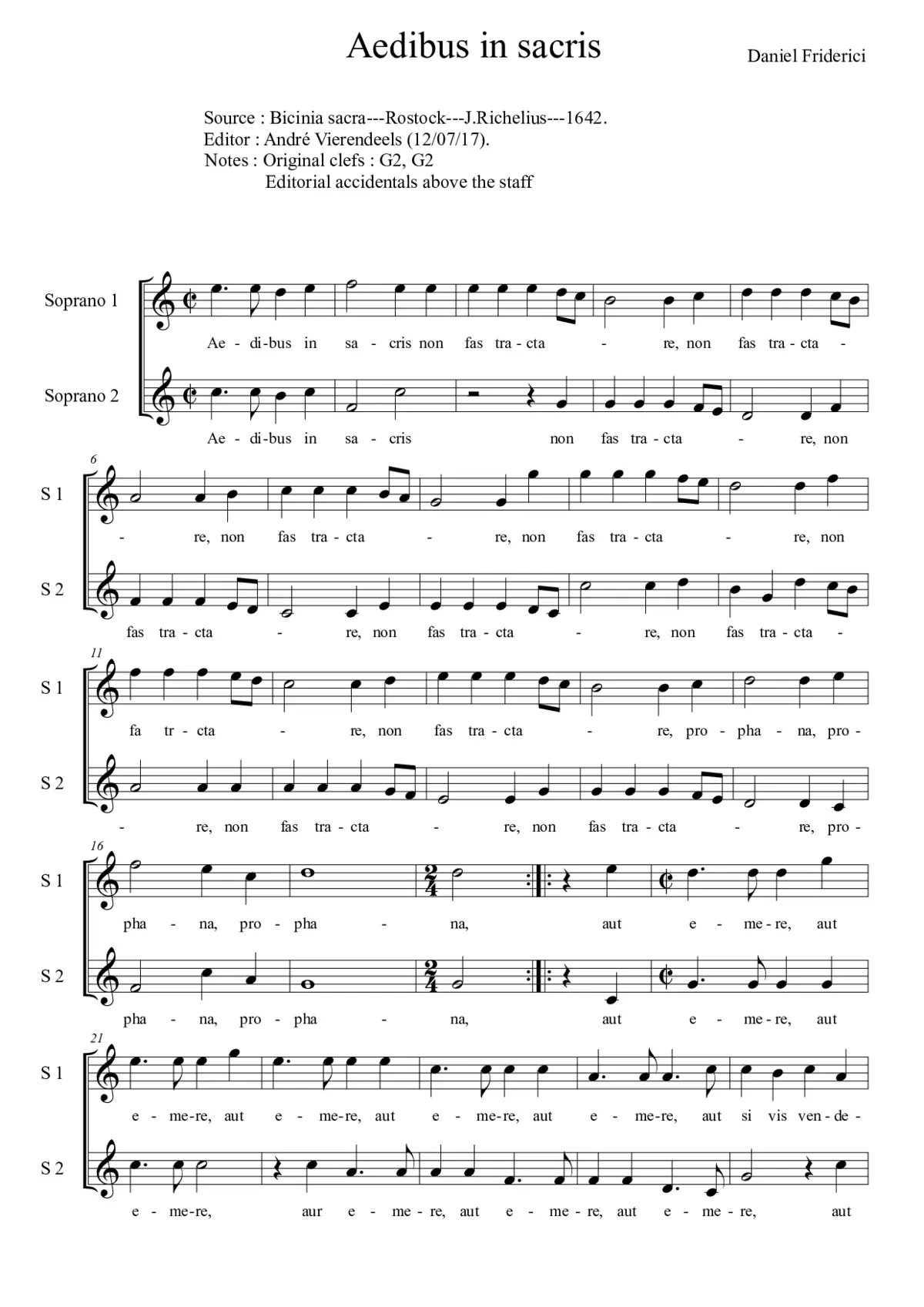Aedibus in sacris - Page 1