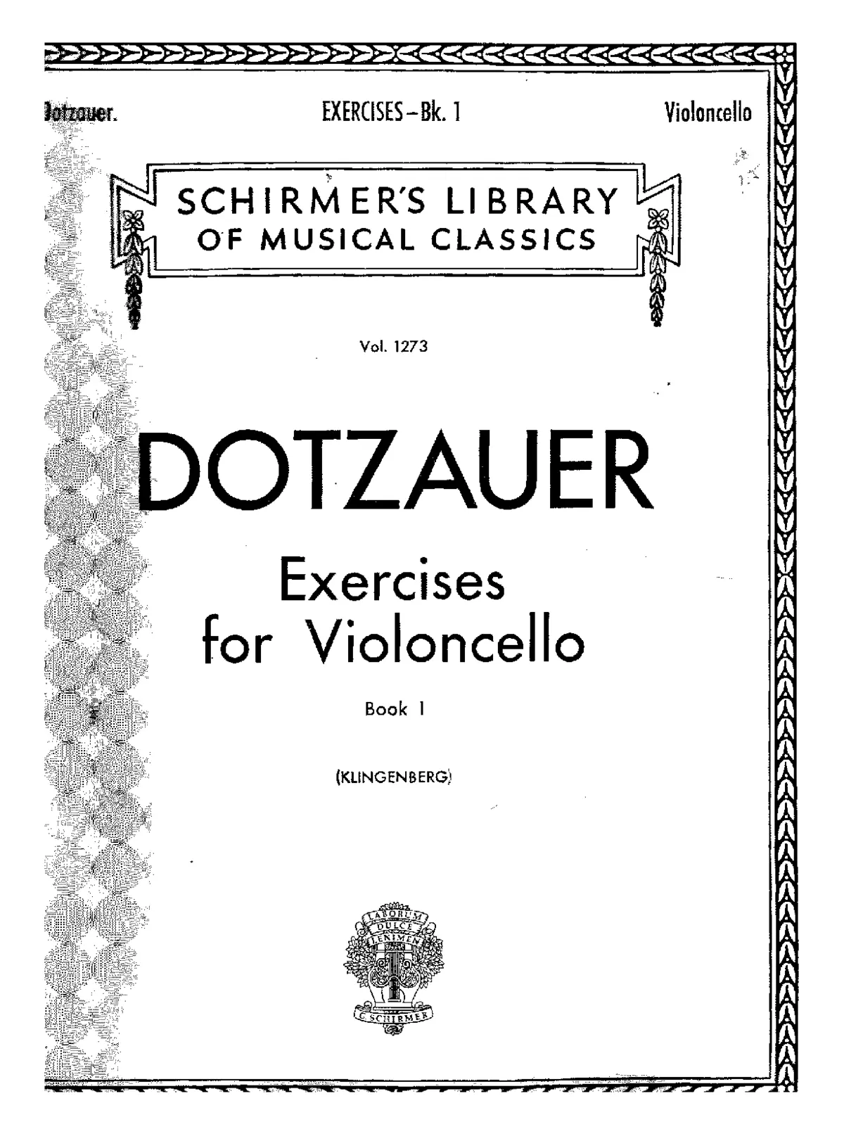 113 Etudes for Cello - Page 1