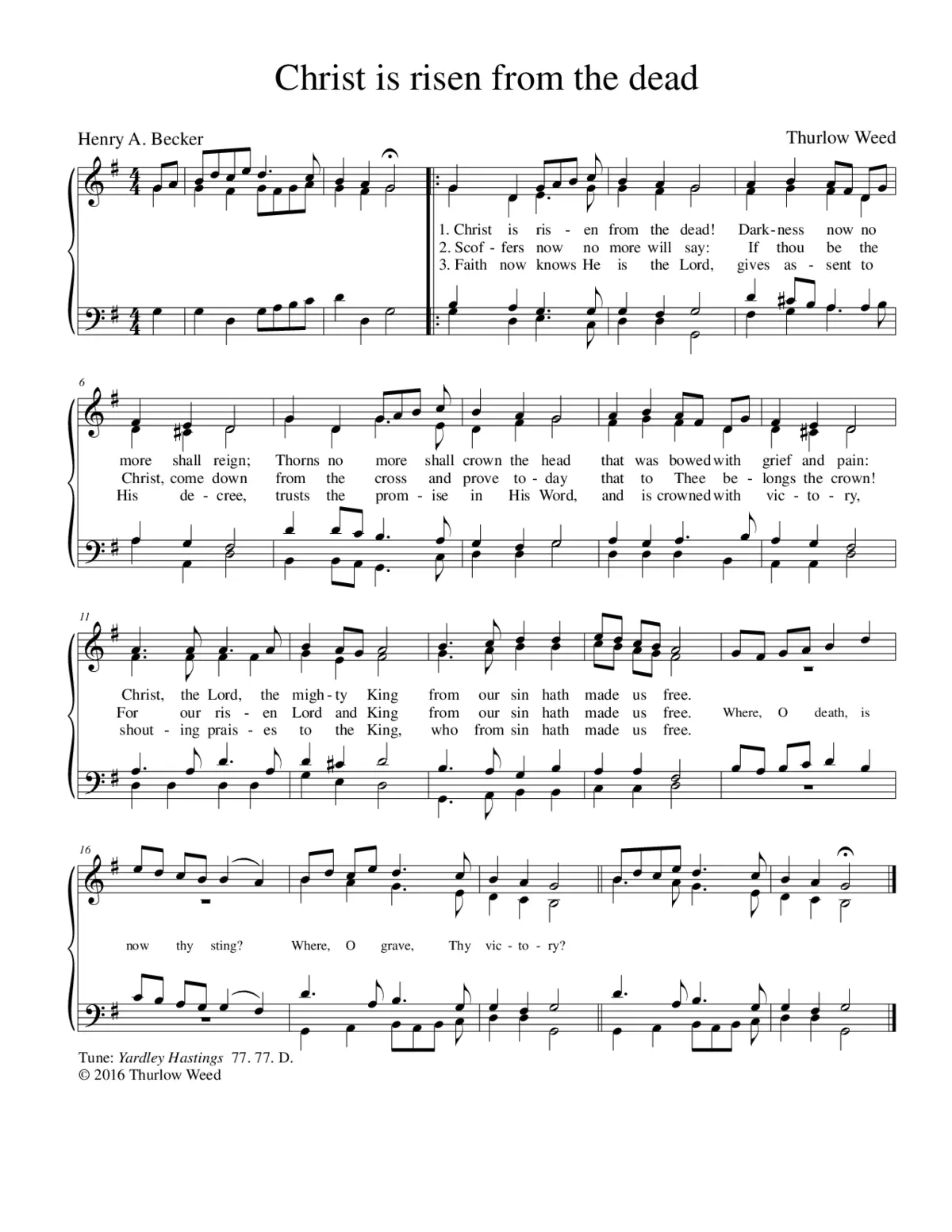 Christ is risen from the dead - Page 1