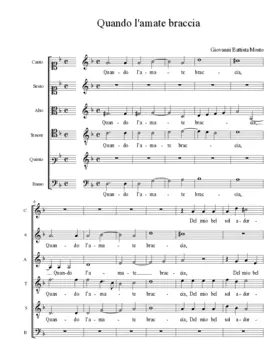 Quando l'amate braccia
