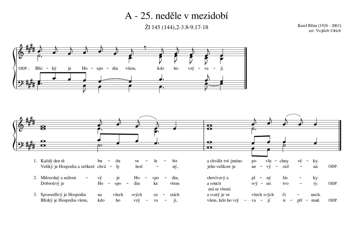 A - 25. neděle v mezidobí - Page 1