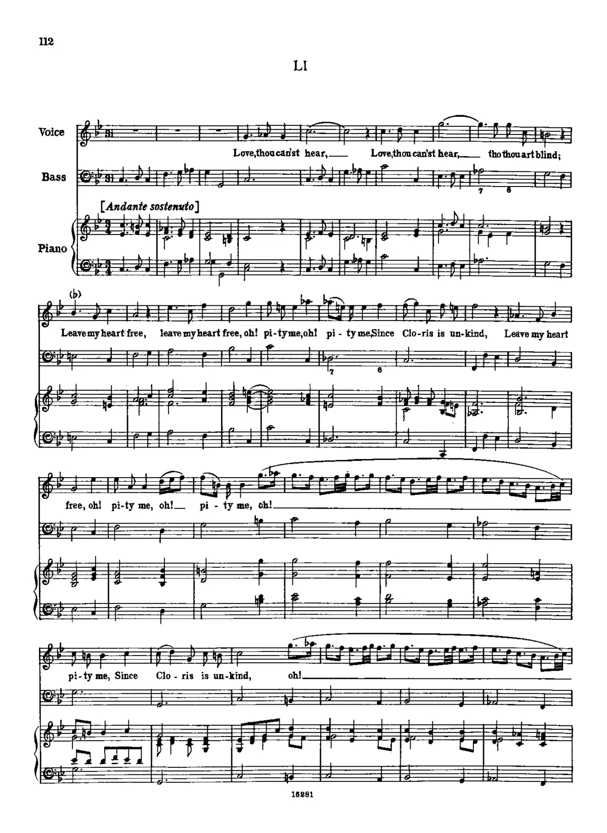 Love, Thou Canst Hear, Tho' Thou Art Blind - Page 1