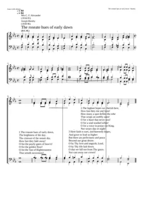 The roseate hues of early dawn