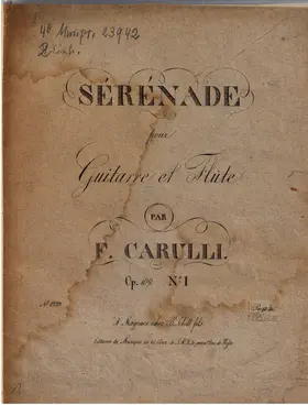 Sérénade pour Guitarre et Flûte