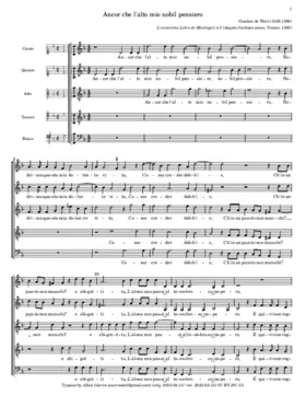 Ancor che l'alto mio